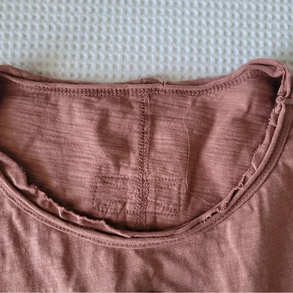 Shein Boho Feel Bohemela Round Neck Short Sleeve Loose FiT pink Size Xl - Picture 13 of 15